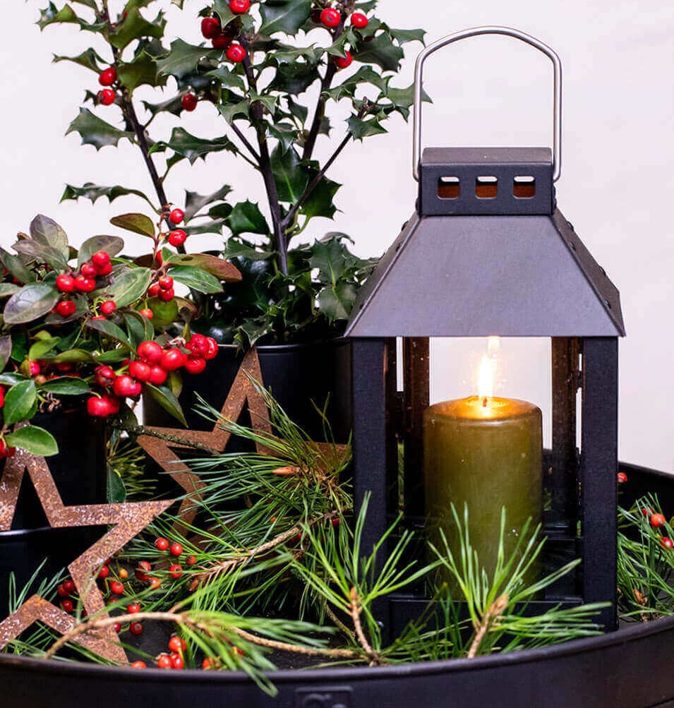 All-weather XL lantern Mega HIGHTOWER metal