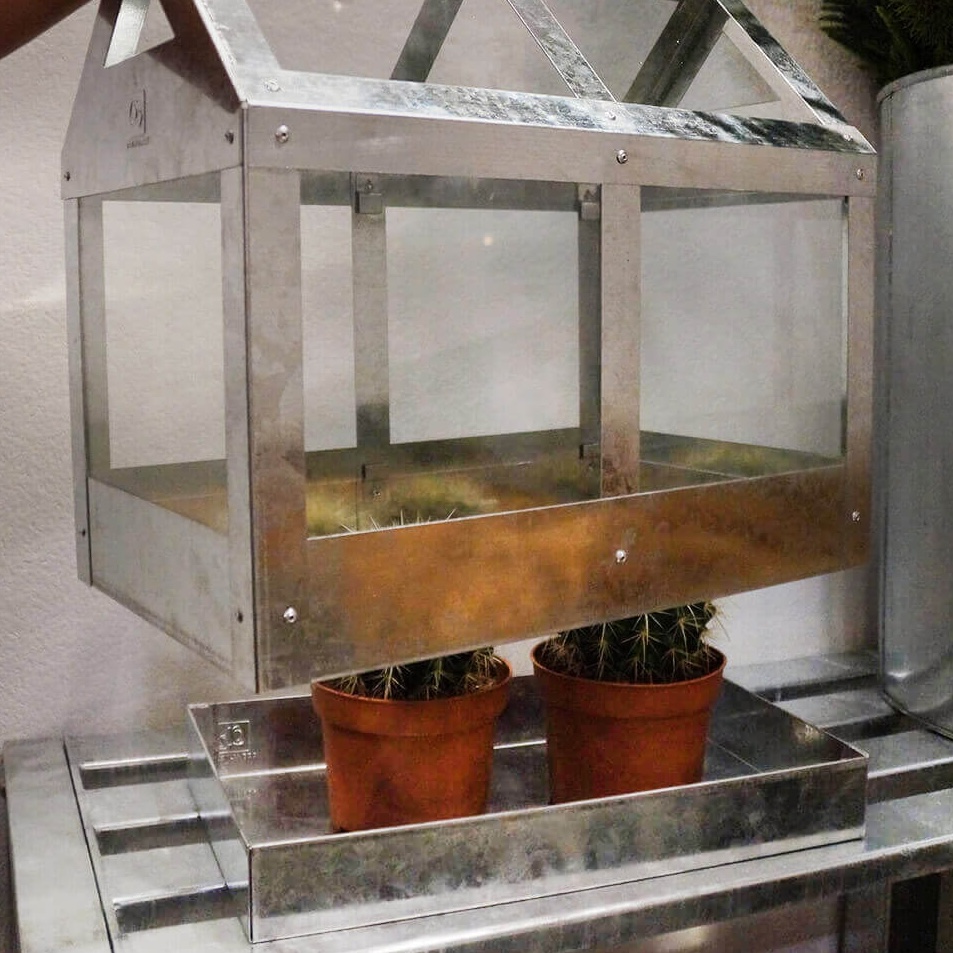 Bodenschale Mini für Gewächshaus, verzinkt