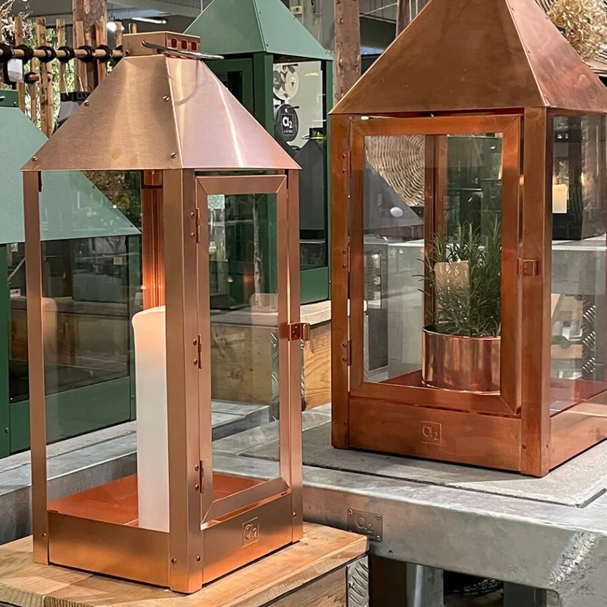 Copper lantern weatherproof