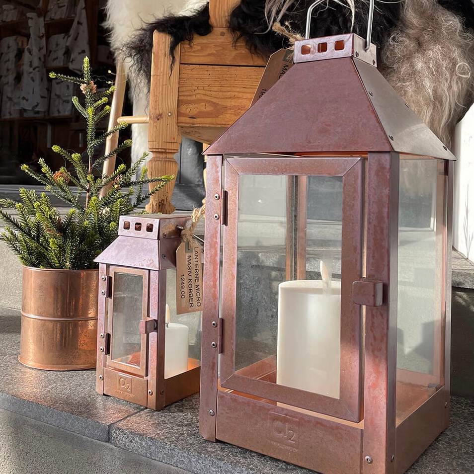 Copper lantern weatherproof