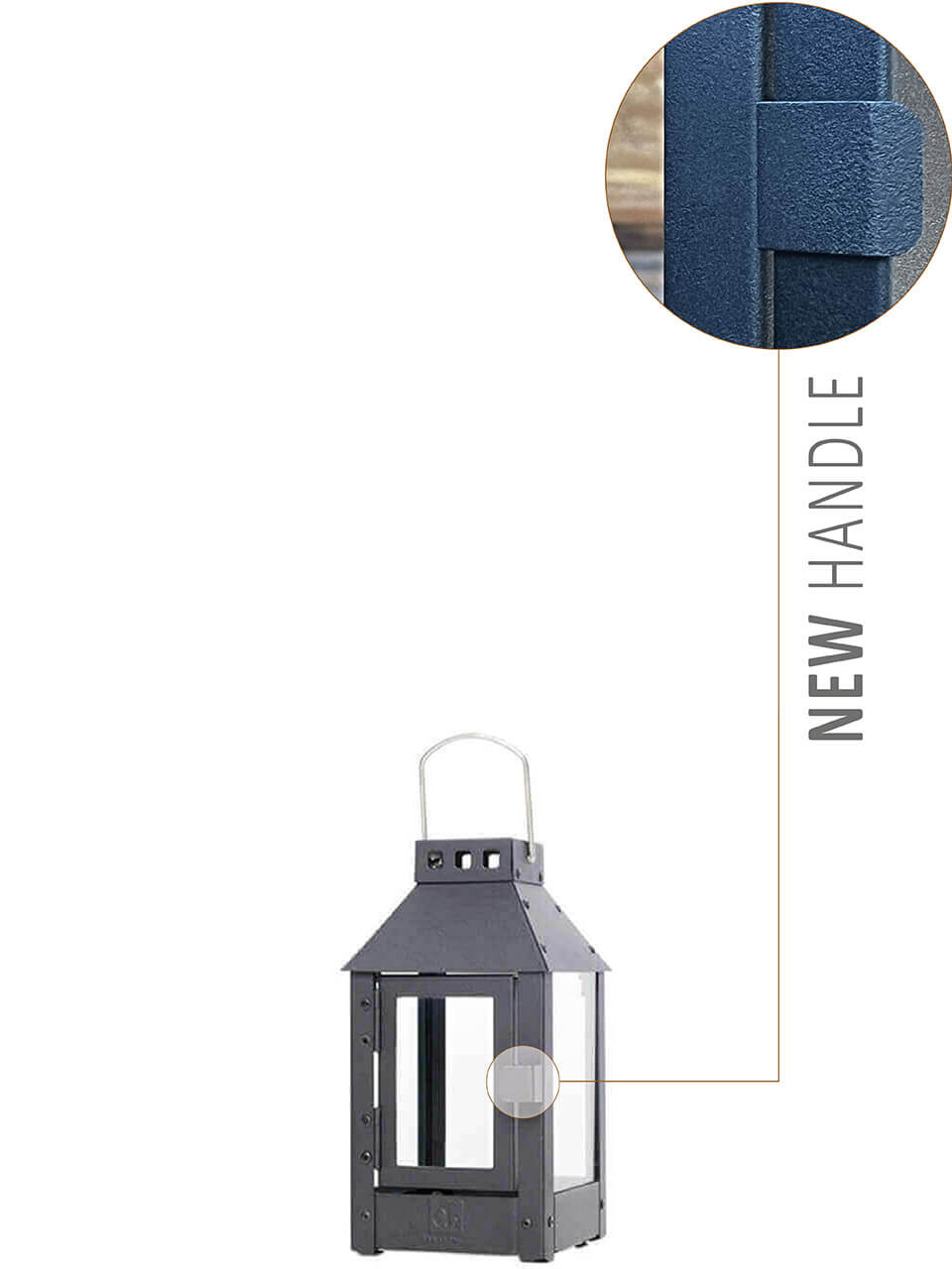 All-weather XL lantern Mega HIGHTOWER metal