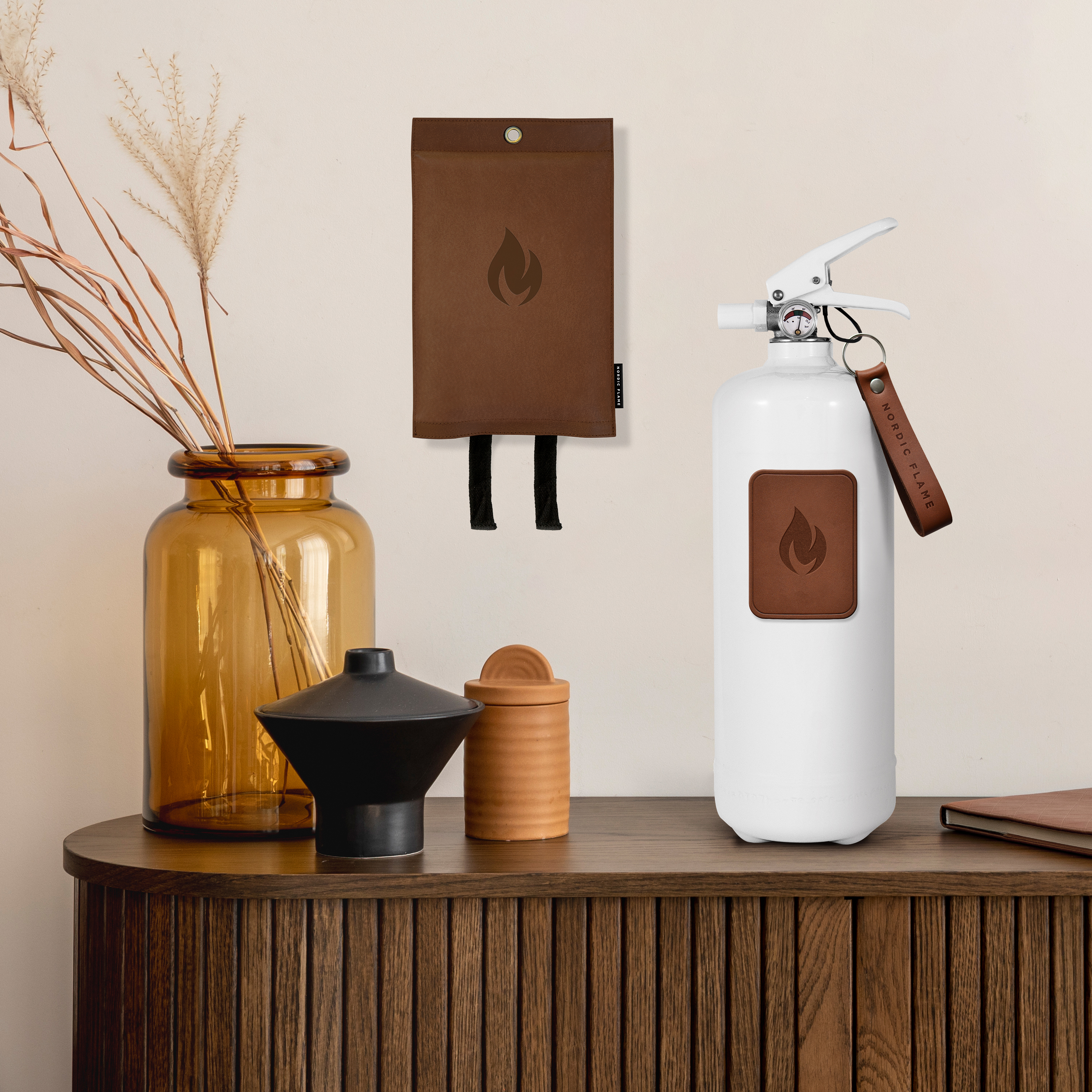 Fire blanket - leather