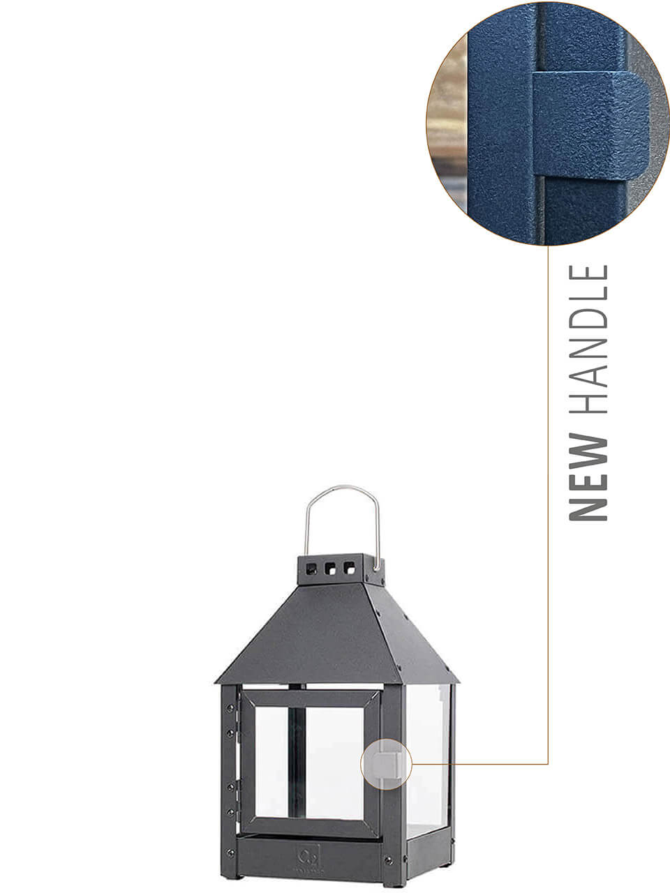 All-weather XL lantern Mega HIGHTOWER metal