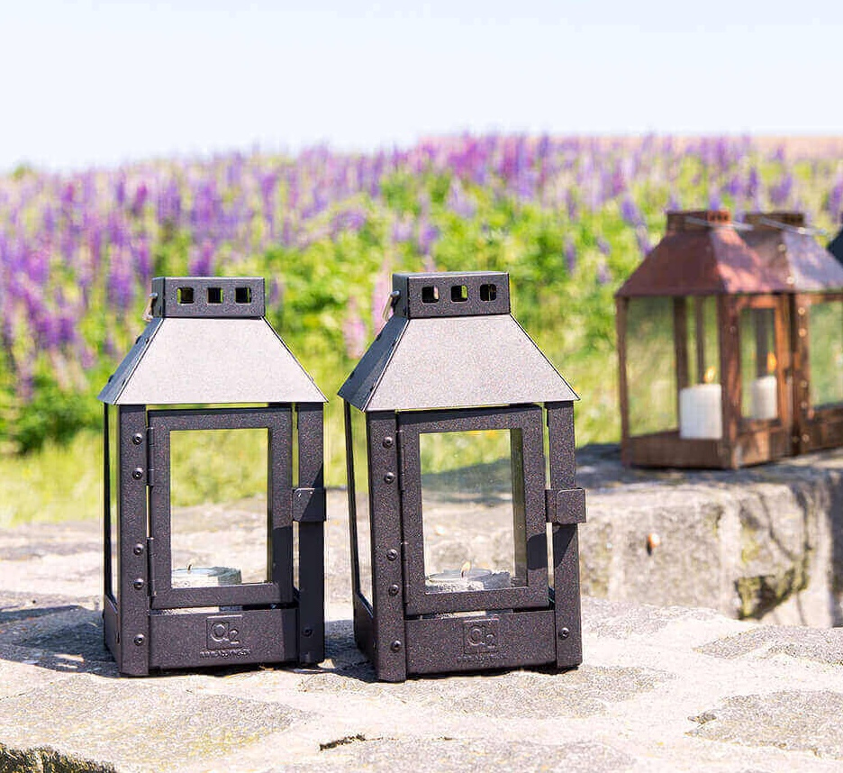 All-weather XL lantern Mega HIGHTOWER metal