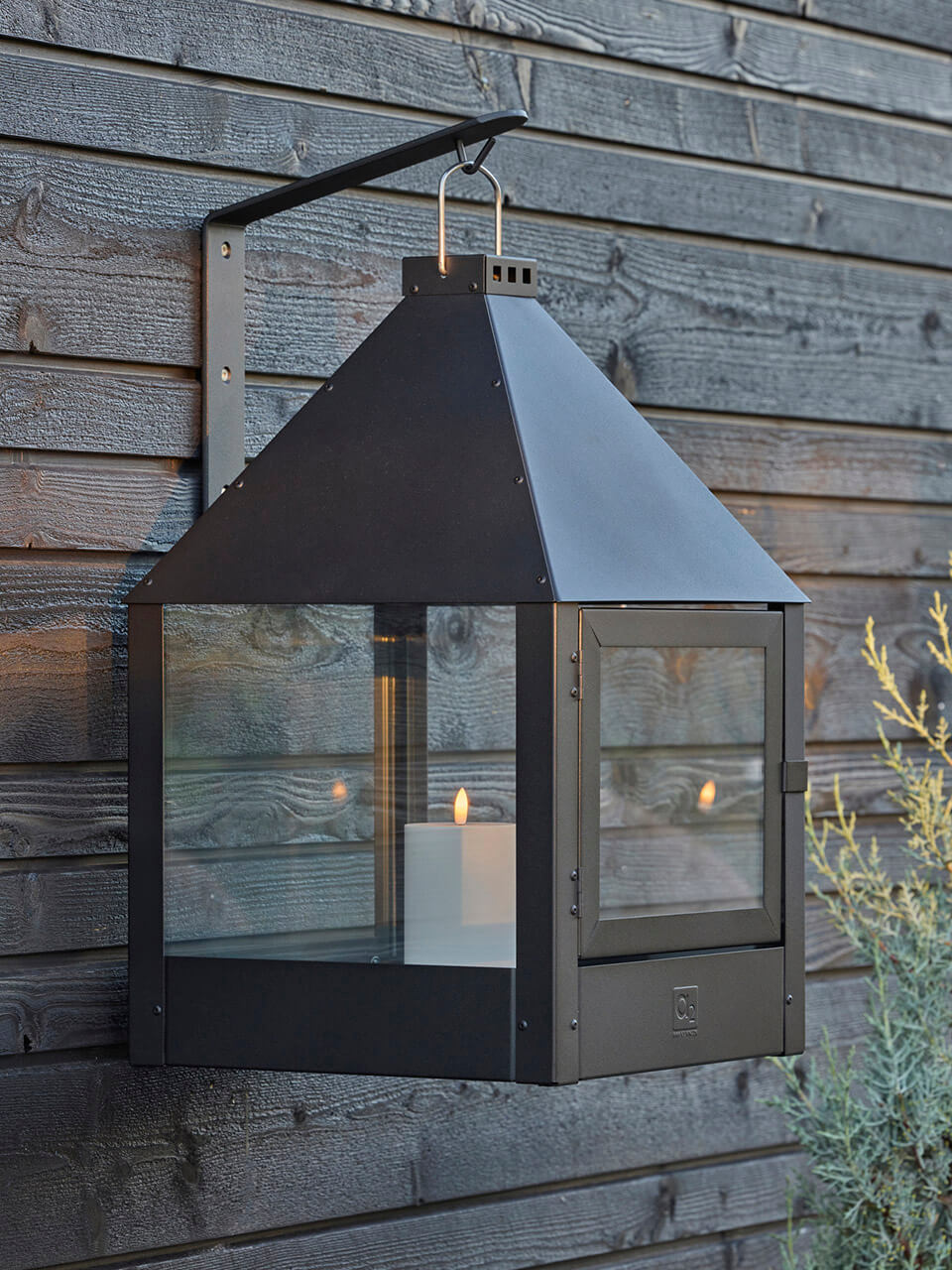 Mini Black Wandhalterung für Laternen bis 42,5 cm