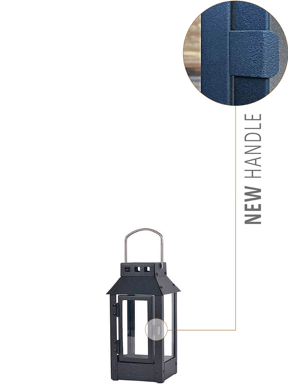 All-weather XL lantern Mega HIGHTOWER metal