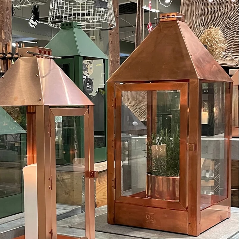 Copper lantern weatherproof