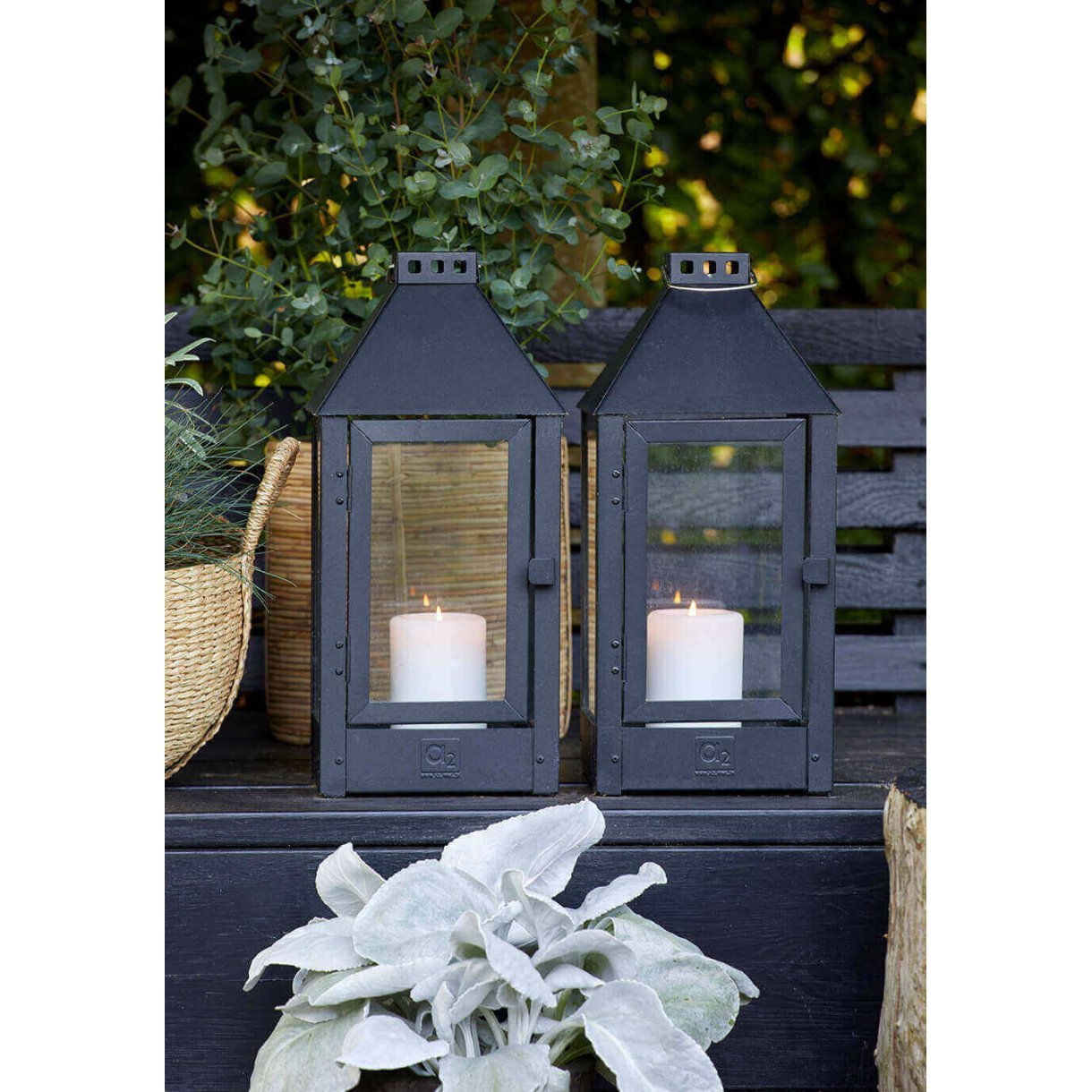 All-weather XL lantern Mega HIGHTOWER metal